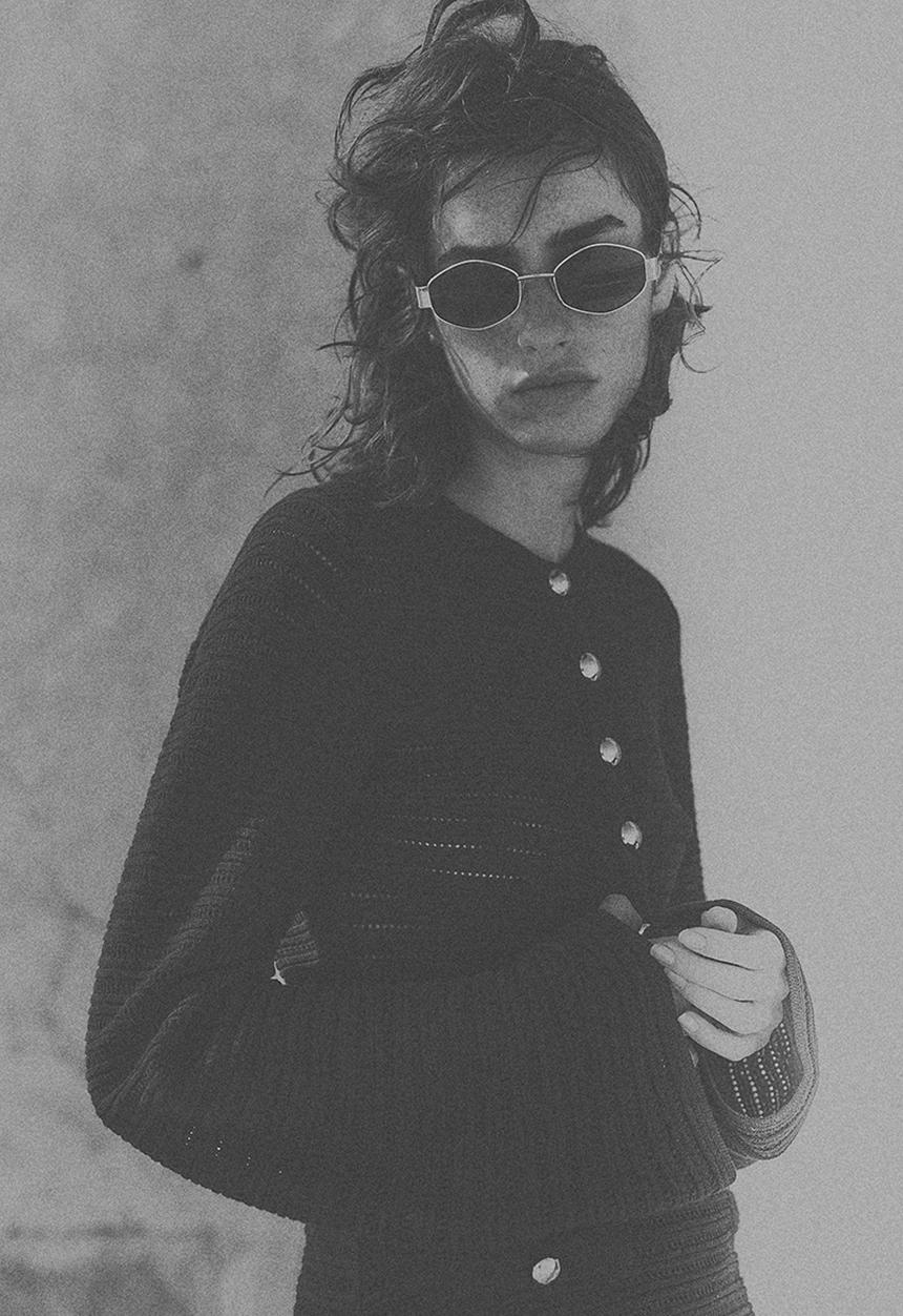H&M - Pointelle-knit dress - black
