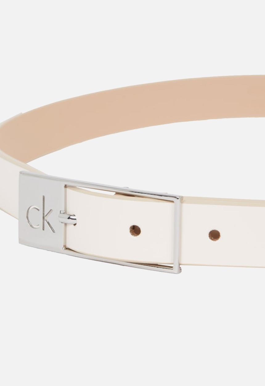 Calvin Klein - Ck cut square buckle 2.0 - sea salt