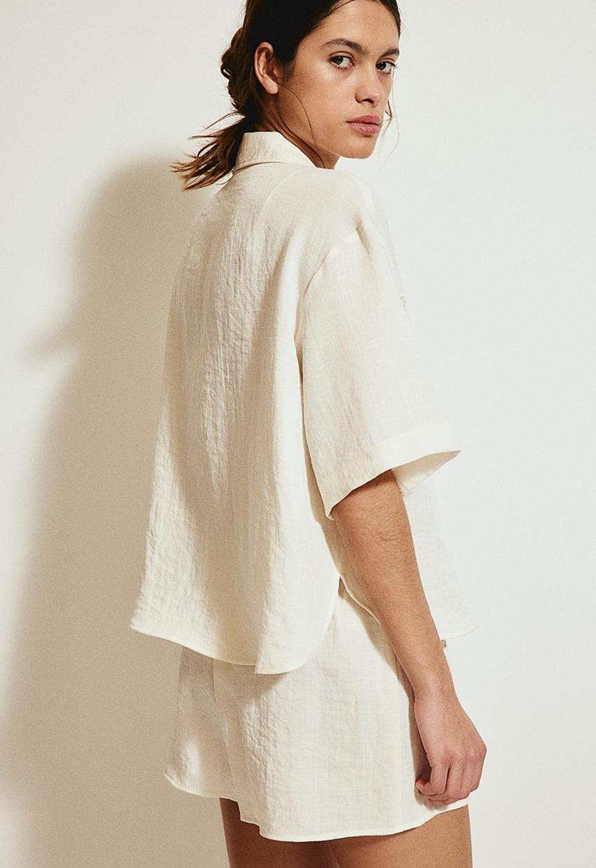 H&M - Broderie anglaise shorts - cream
