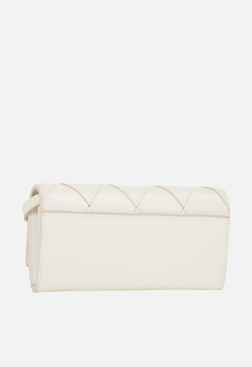 Calvin Klein - Ck woven convertible wallet bag- chalk
