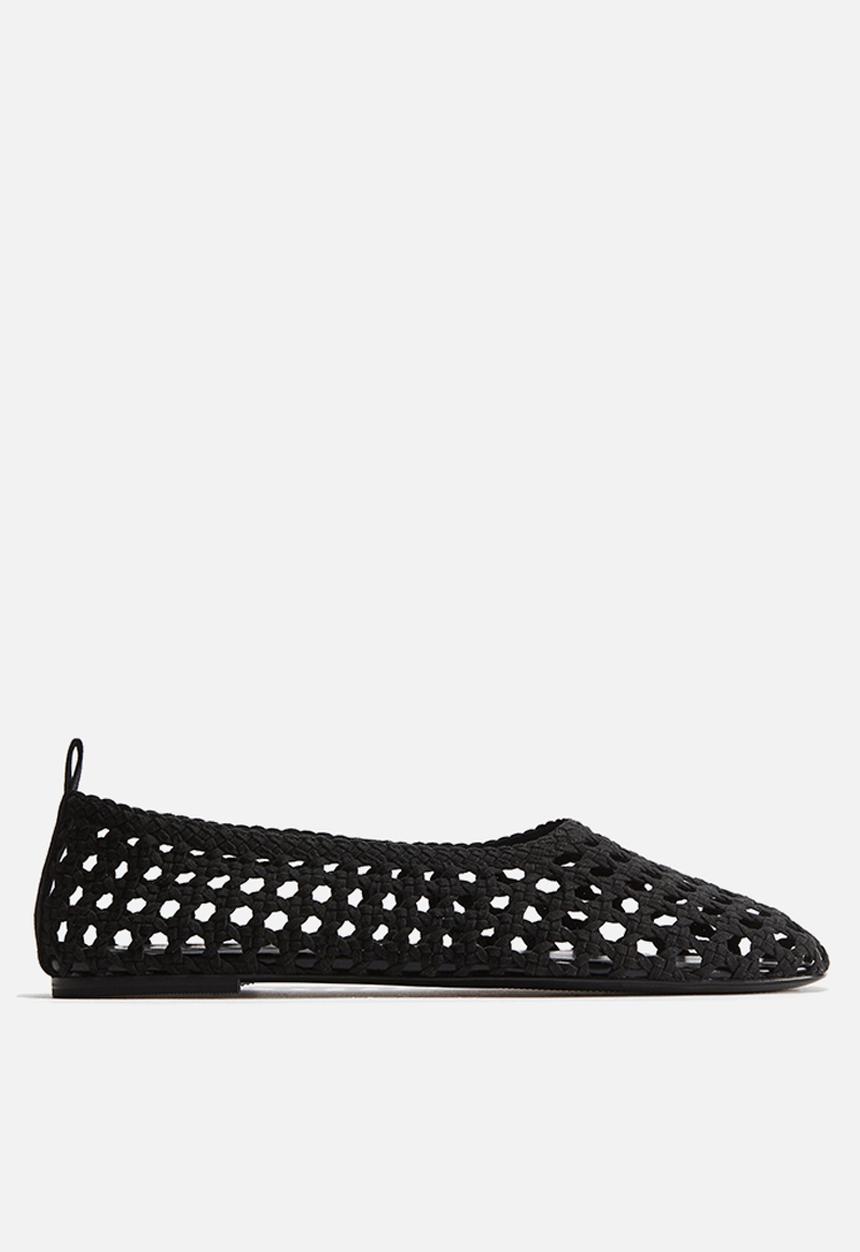 H&M - Braided ballet pumps - black