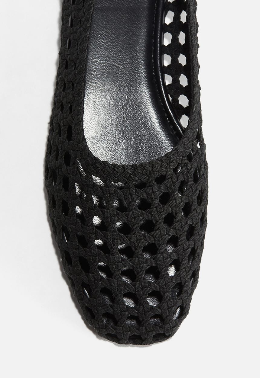 H&M - Braided ballet pumps - black