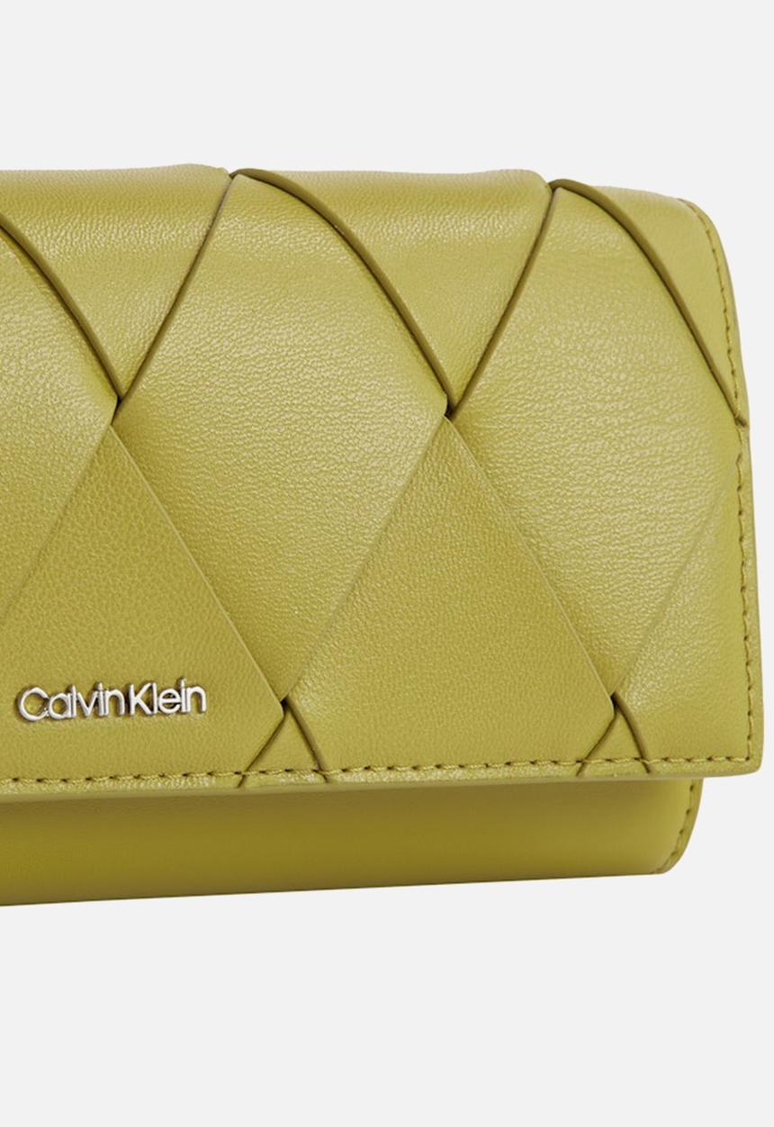Calvin Klein - Ck woven convertible wallet bag- avocado oil