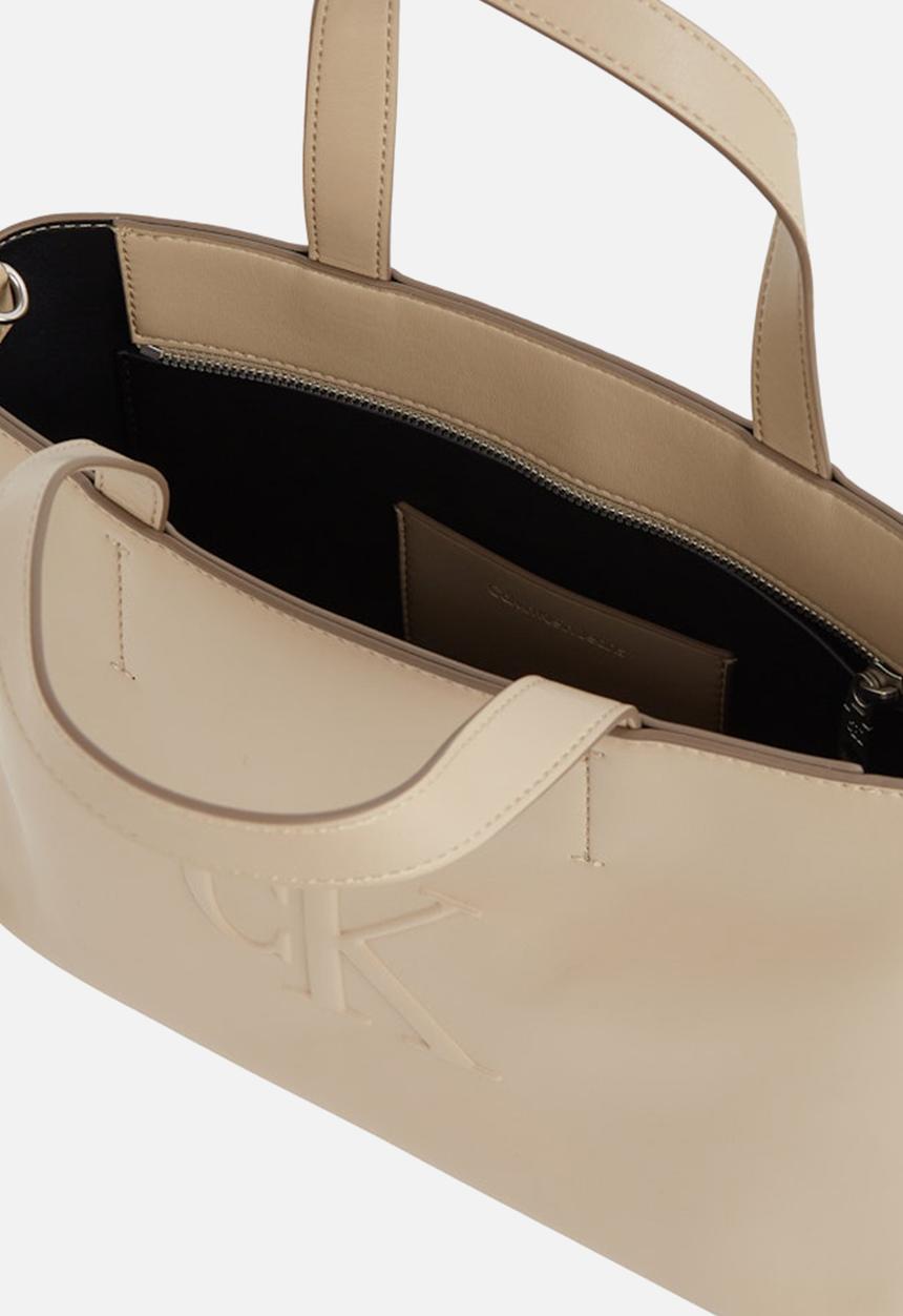Calvin Klein - Sculpted mini ew tote - crockery