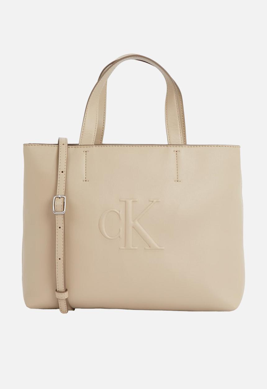 Calvin Klein - Sculpted mini ew tote - crockery