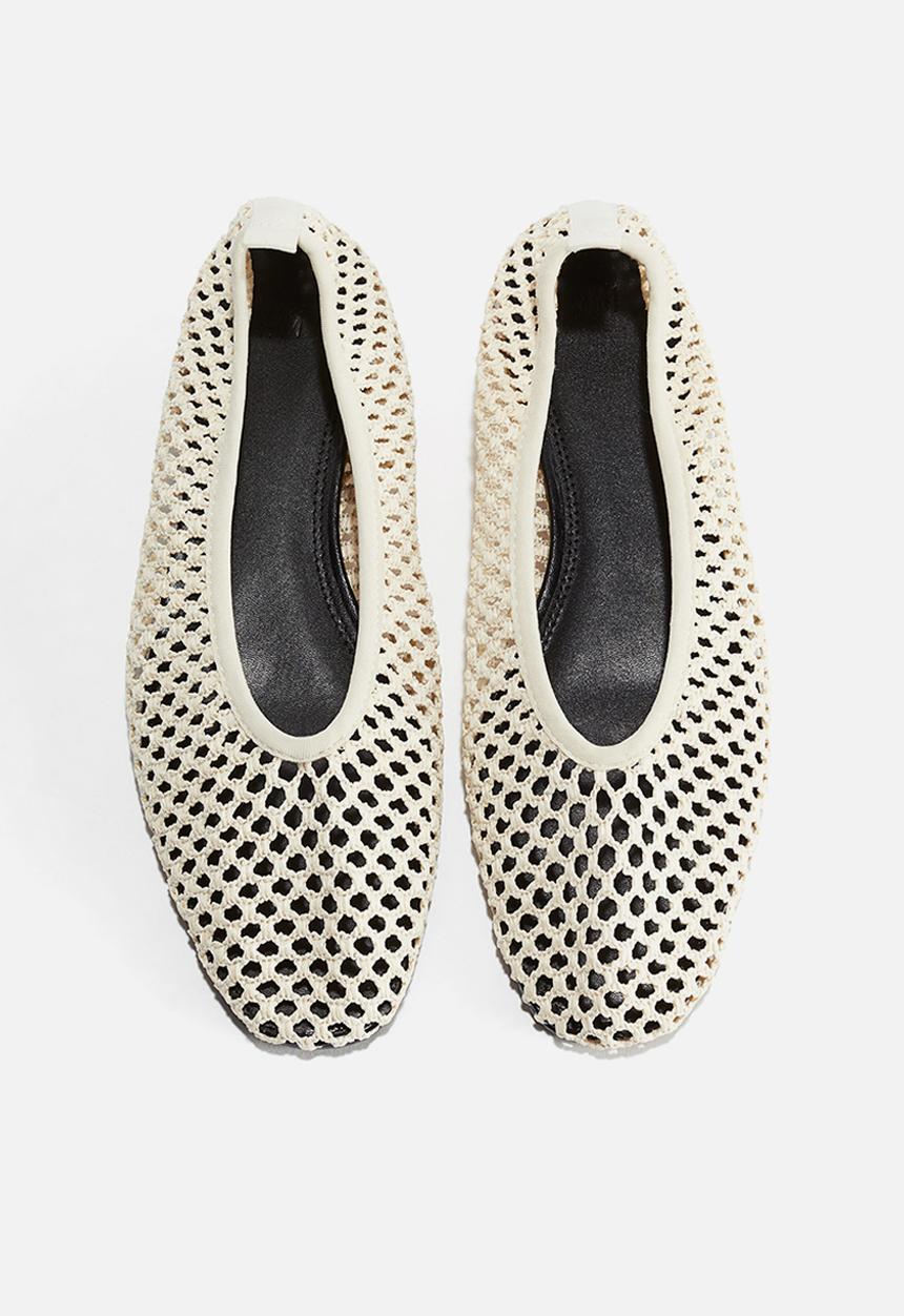 H&M - Braided ballet pumps - light beige