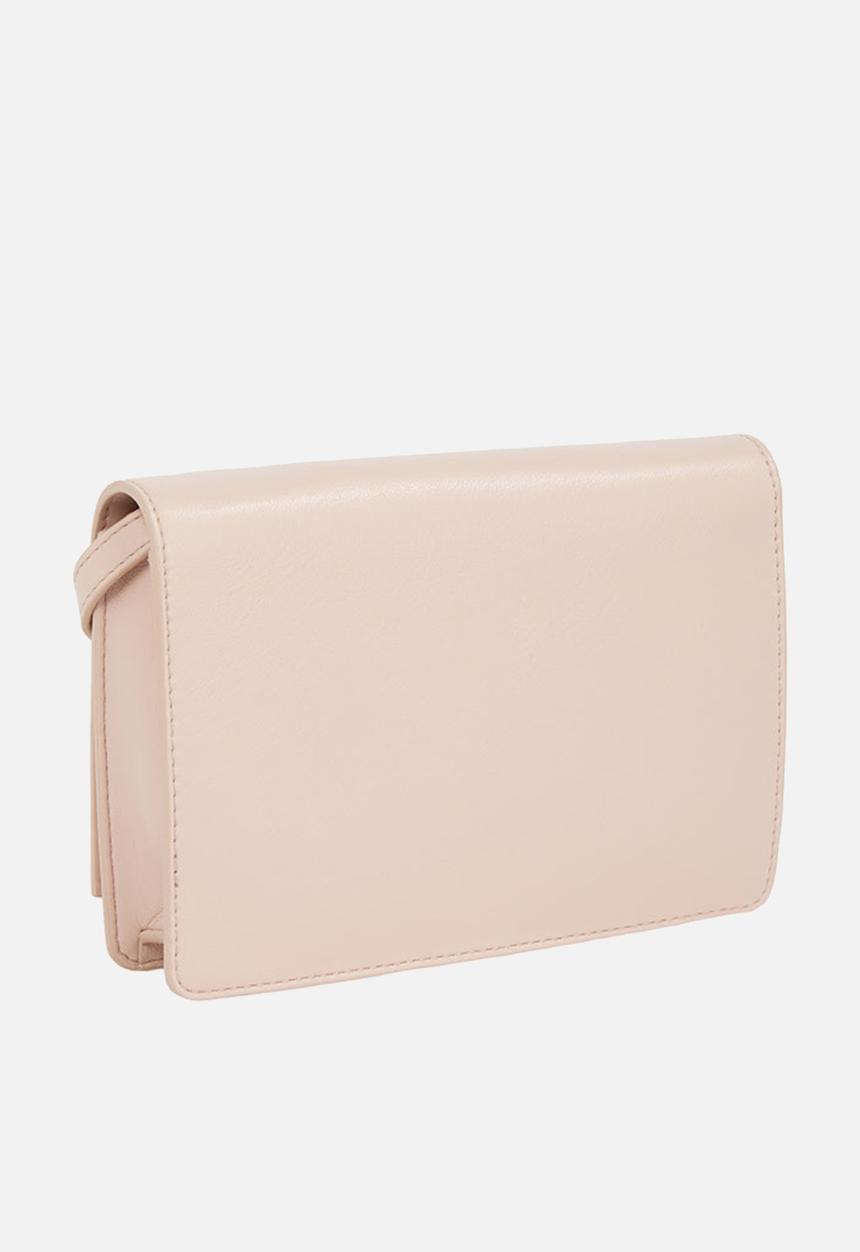 Calvin Klein - Hardware flap crossbody- rose dust