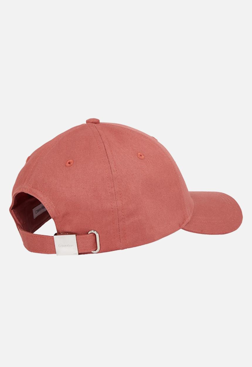 Calvin Klein - Ck metal cotton cap - light mahogany