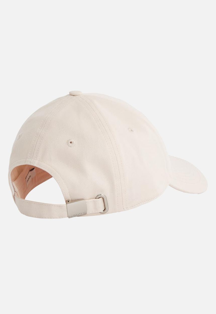 Calvin Klein - Embroidered monogram cap - silver peony