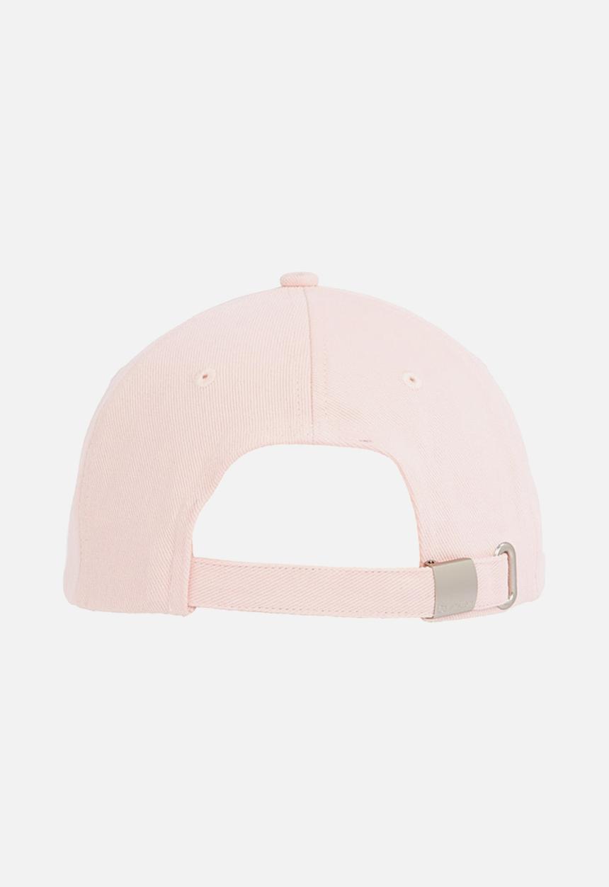 Calvin Klein - Printed monologo cap - silver peony