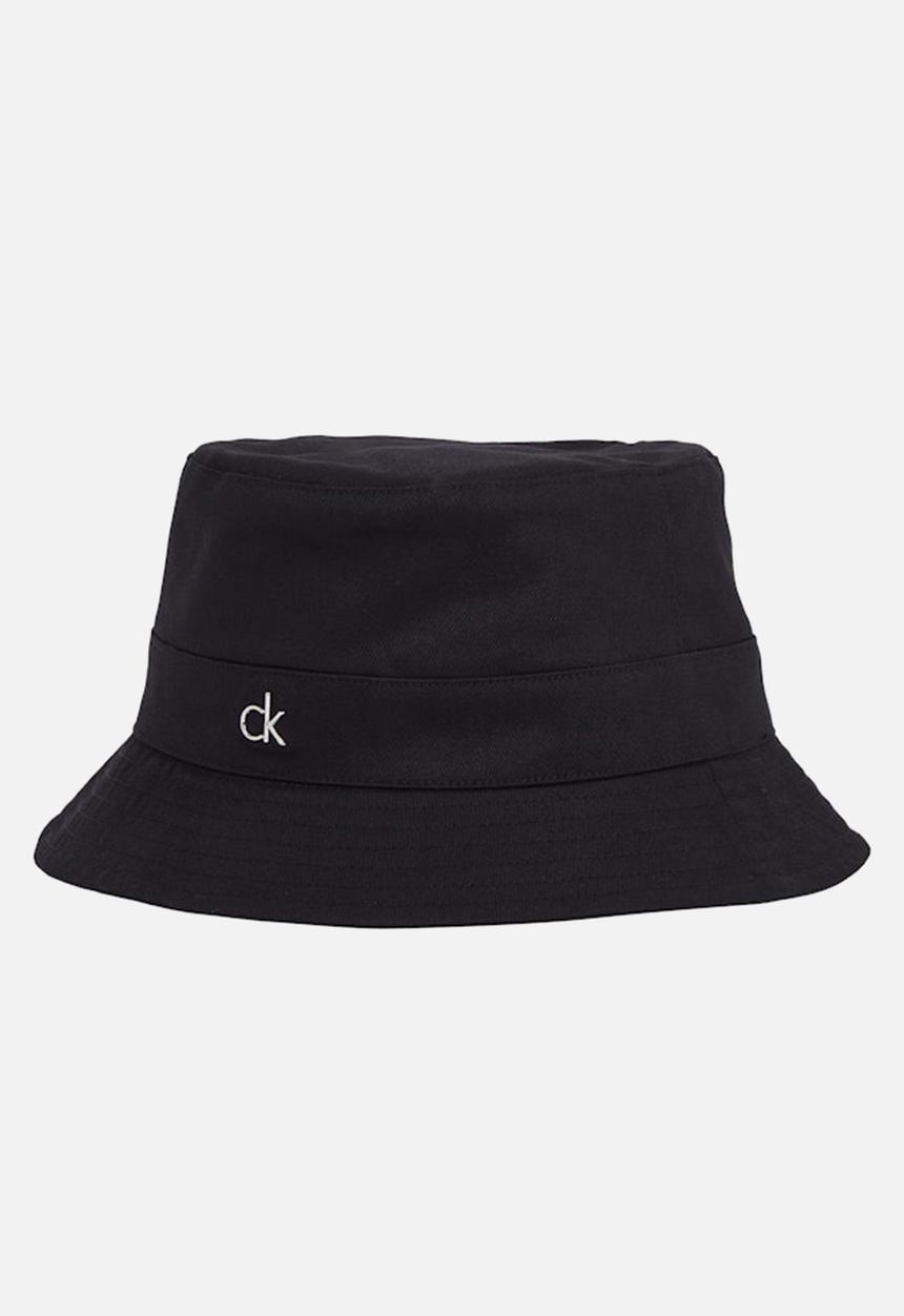 Calvin Klein - Reversible monogram bucket- black mono