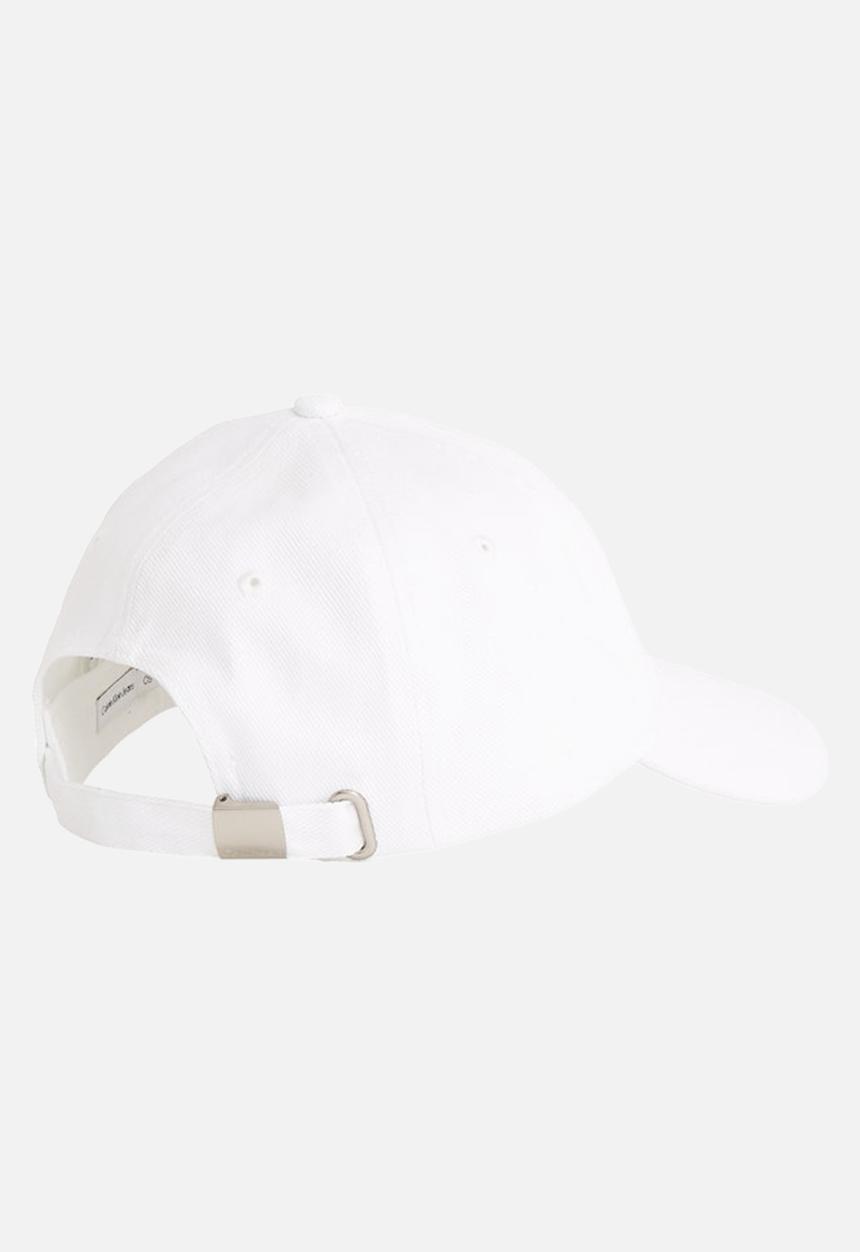 Calvin Klein - Printed monologo cap - brilliant white