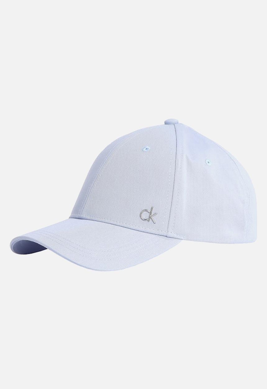 Calvin Klein - Ck metal cotton cap- zen blue