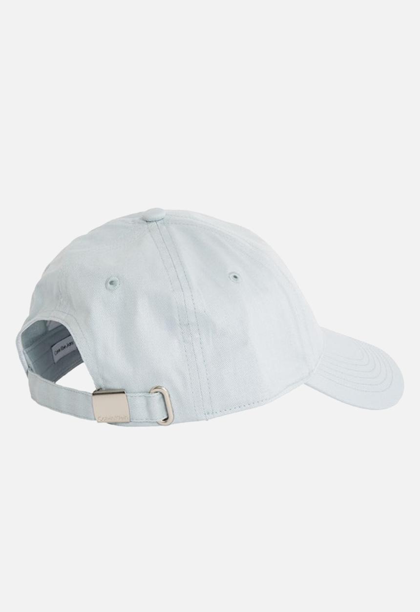 Calvin Klein - Embroidered monogram cap- sky grey