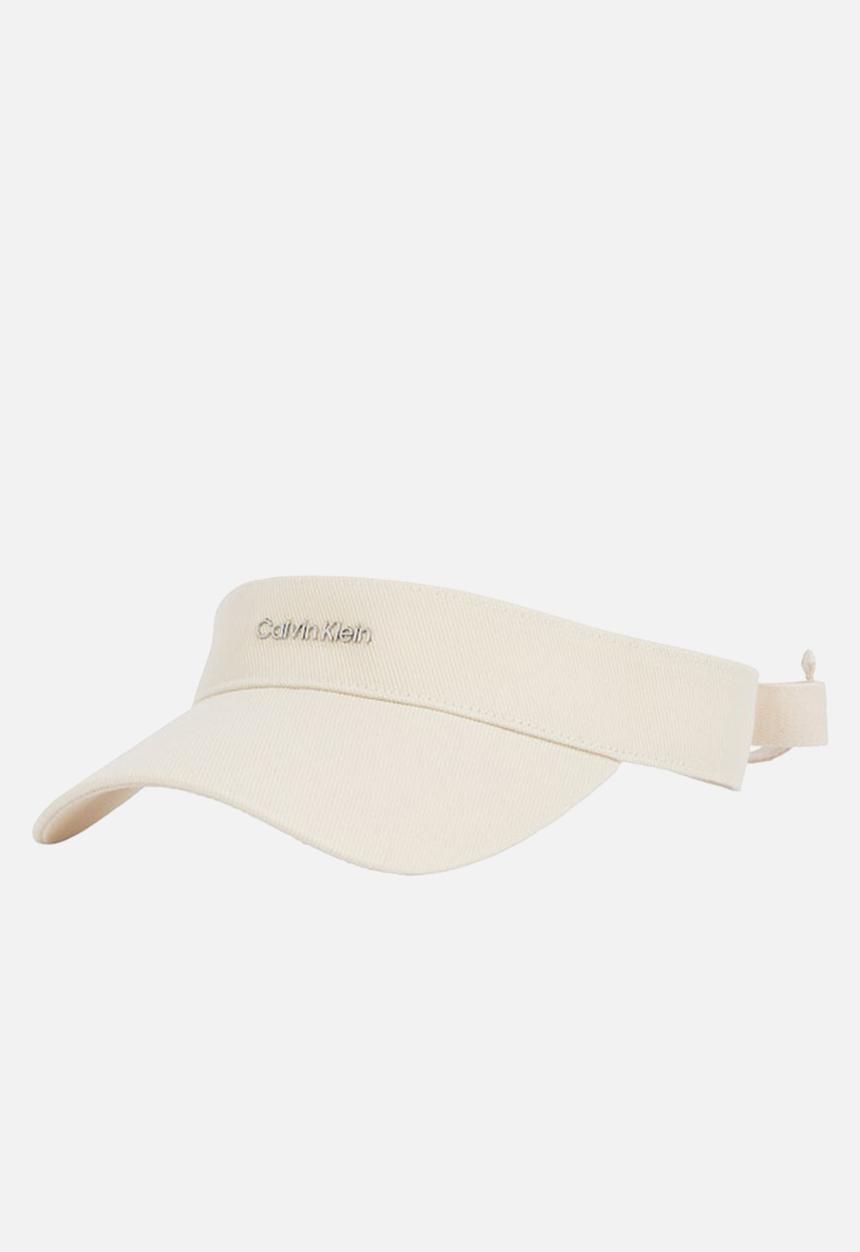 Calvin Klein - Calvin klein cotton twill visor - sea salt