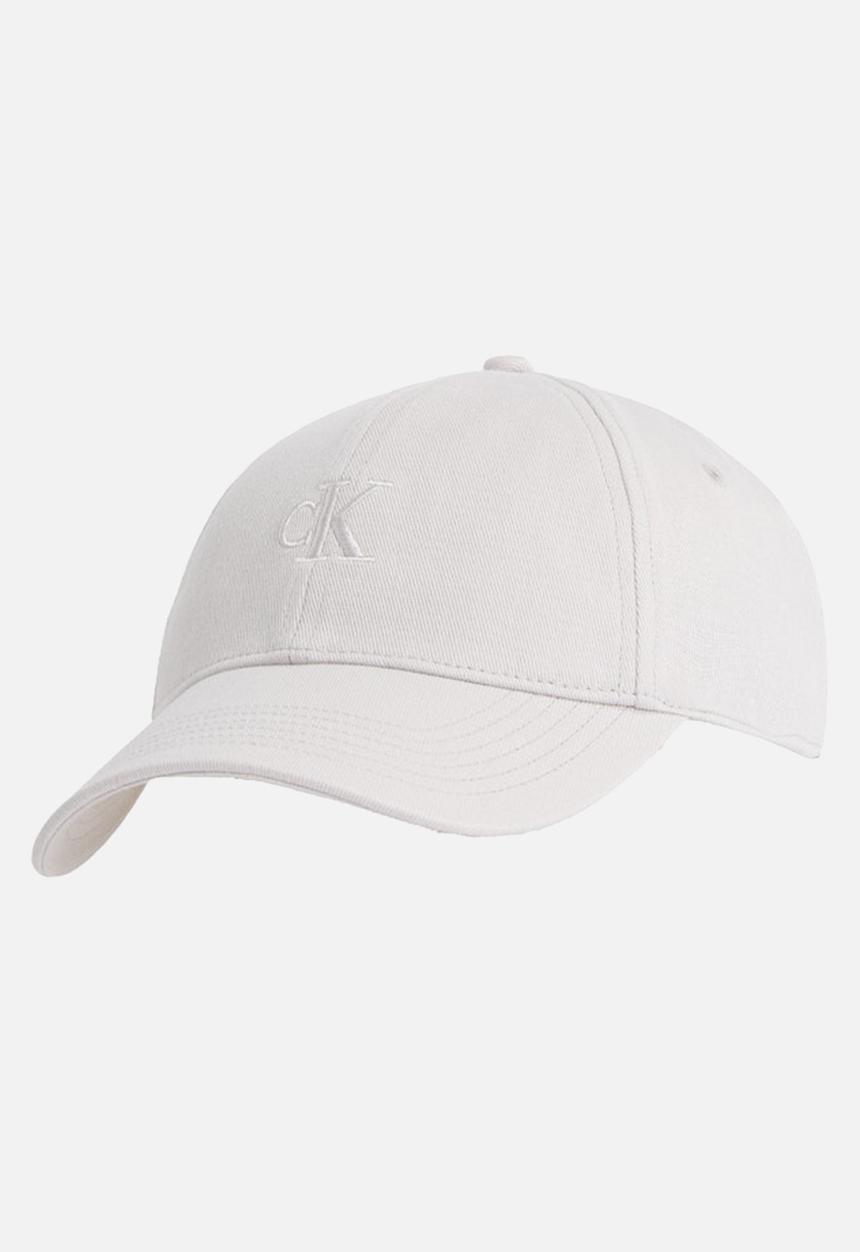 Calvin Klein - Embroidered monogram cap- quail