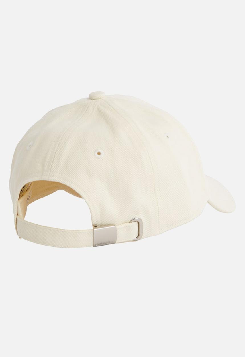 Calvin Klein - Embroidered monogram cap- bone white