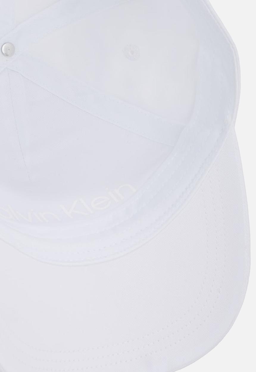 Calvin Klein - Ck must tpu logo cap- bright white