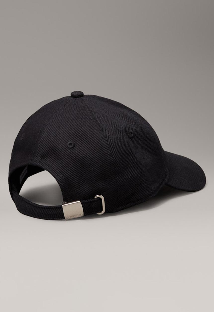 Calvin Klein - Embroidered monogram cap- na black