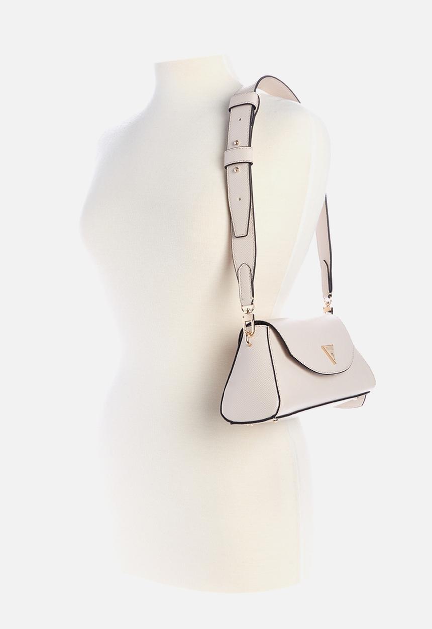 GUESS - Bolena flap shoulder bag - stone
