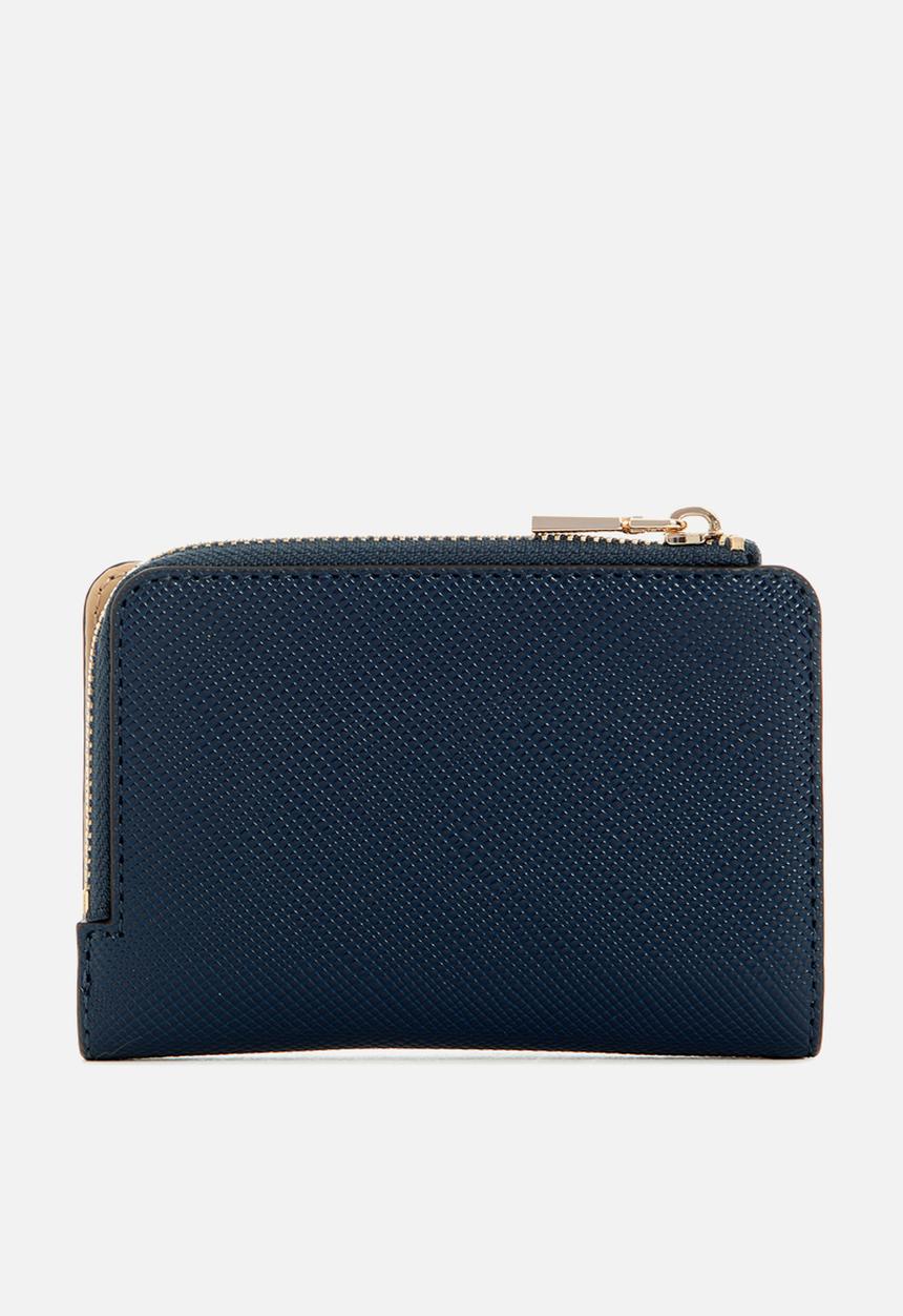 GUESS - Bolena slg zip arnd card case - blue