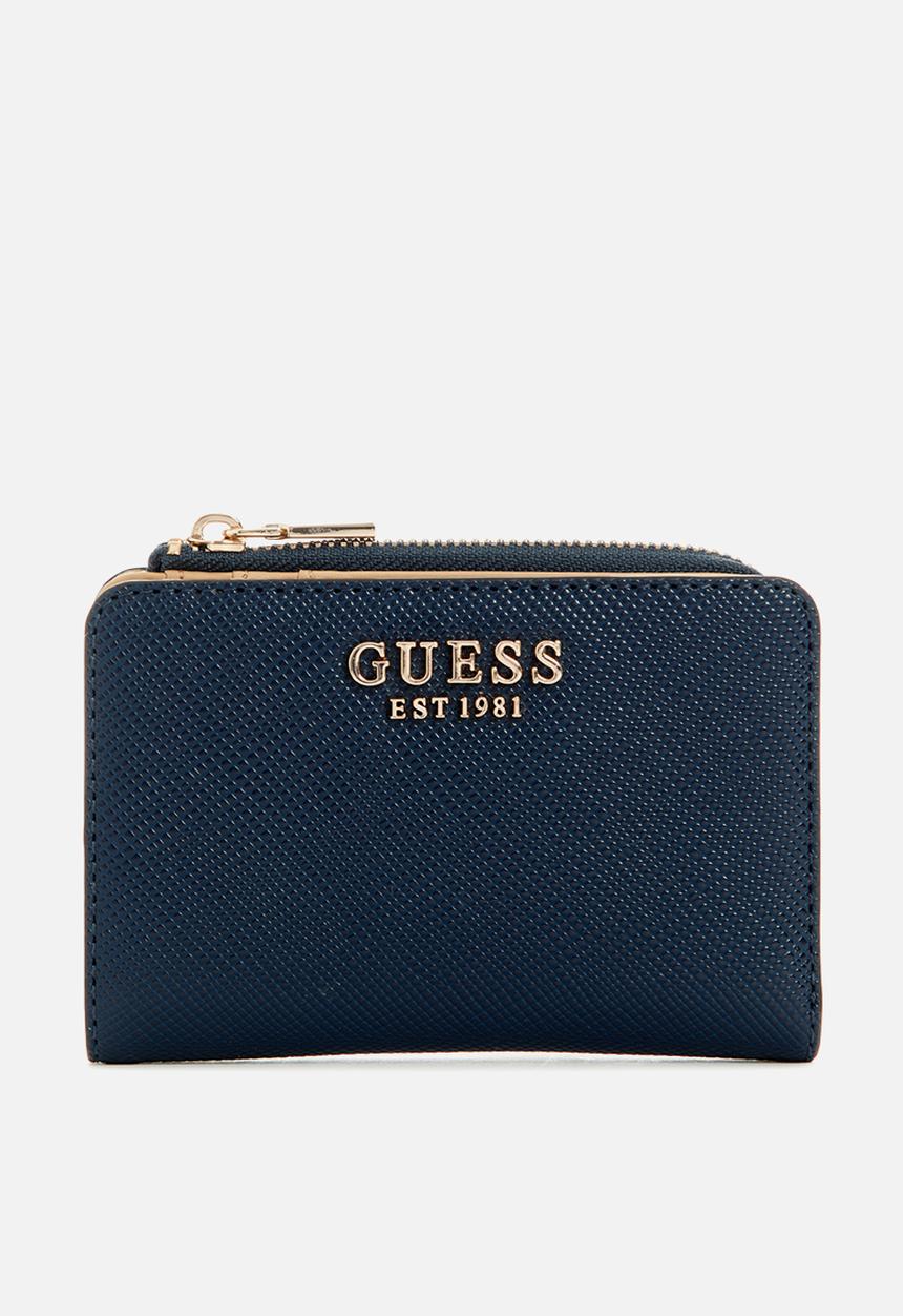 GUESS - Bolena slg zip arnd card case - blue