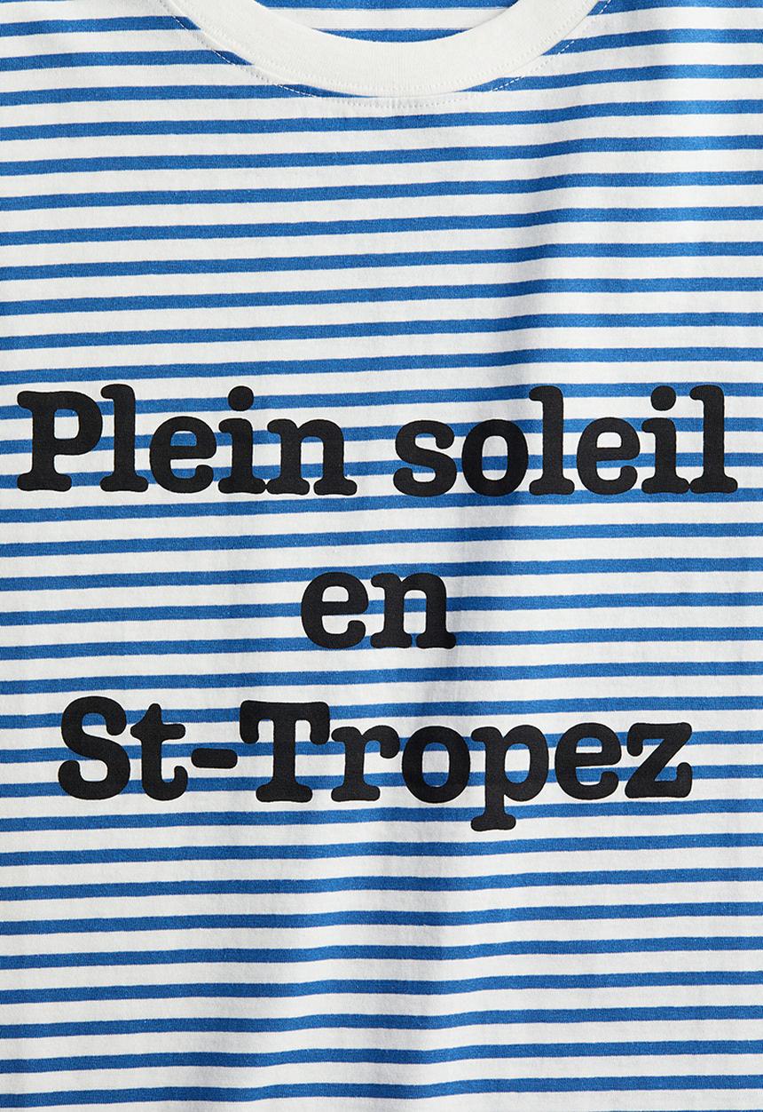 H&M - Printed t-shirt - blue striped