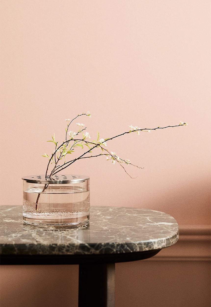 H&M - Glass ikebana vase - silver-coloured