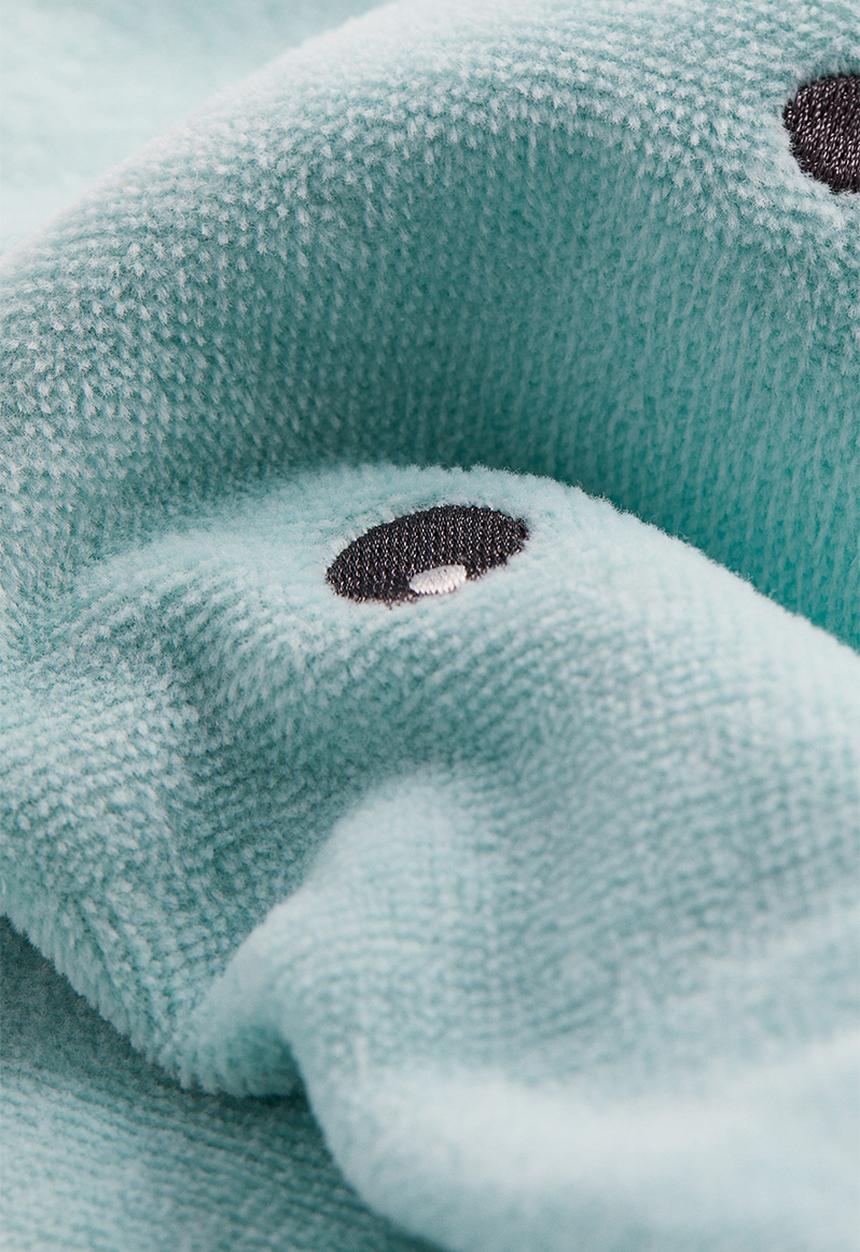 H&M - Poncho towel - light blue shark