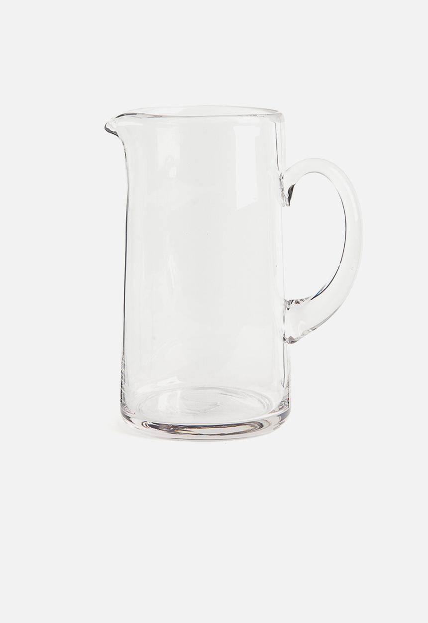 H&M - Tapered glass jug - clear glass