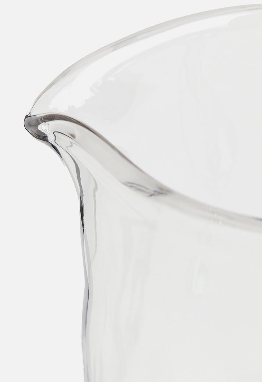 H&M - Tapered glass jug - clear glass