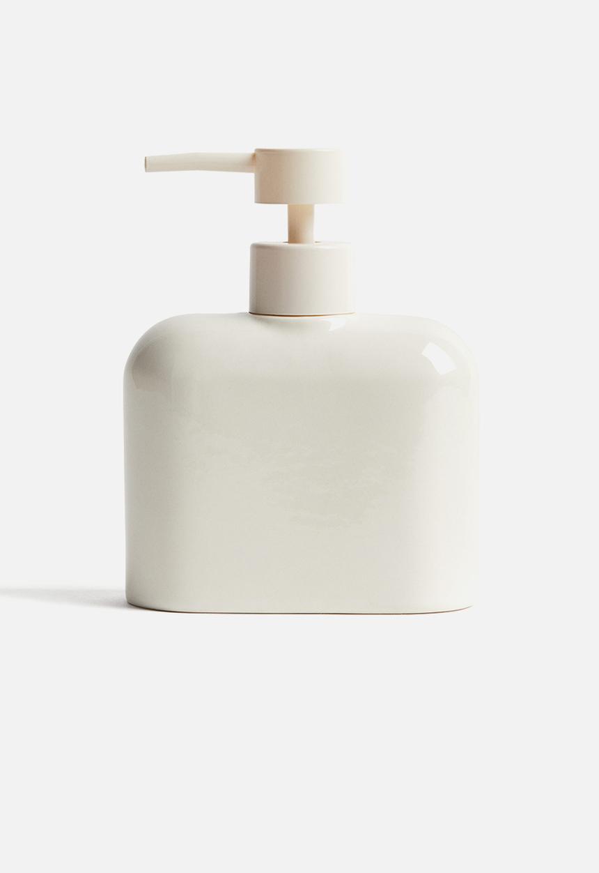 H&M - Stoneware soap dispenser - white