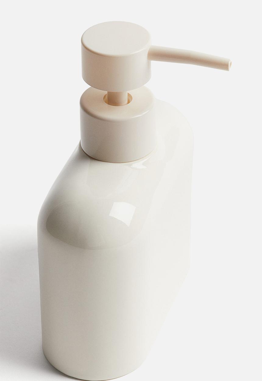 H&M - Stoneware soap dispenser - white