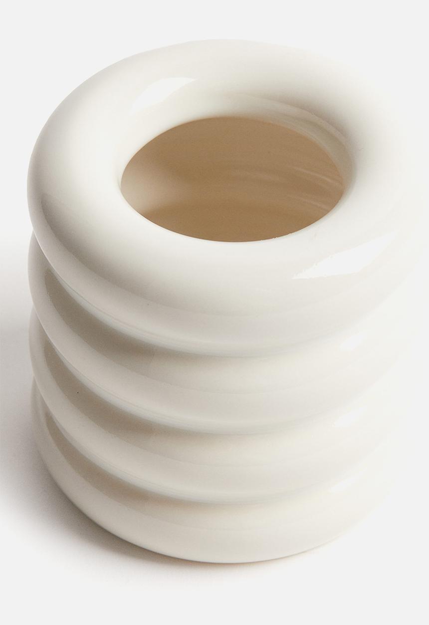 H&M - Stoneware toothbrush mug - white