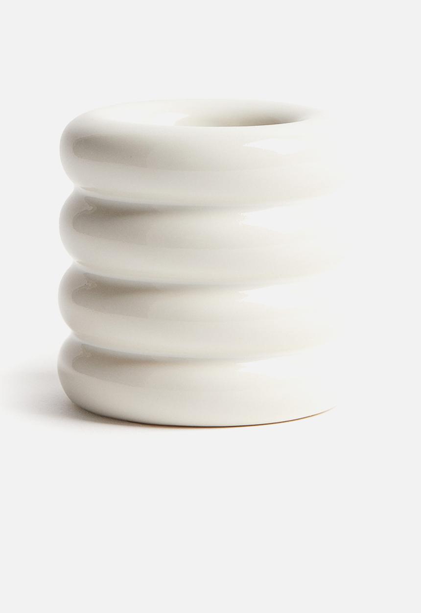 H&M - Stoneware toothbrush mug - white