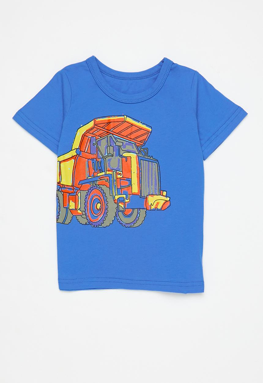Pop Candy - 3 pack graphic tees - blue/aqua/red/multi