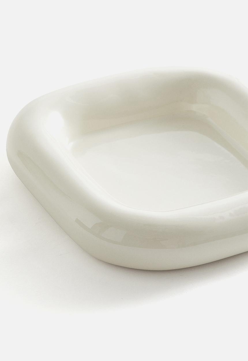 H&M - Stoneware soap dish - white