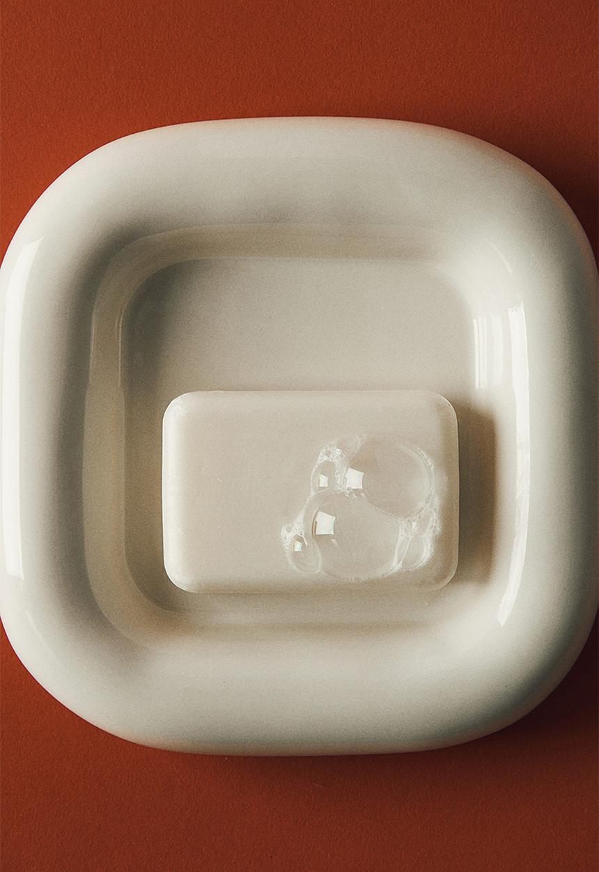 H&M - Stoneware soap dish - white