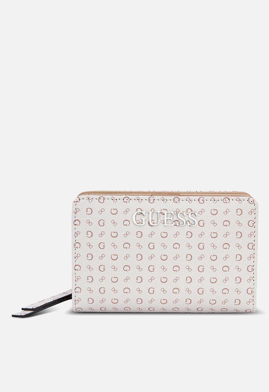GUESS - Abbas slg french wallet - pink