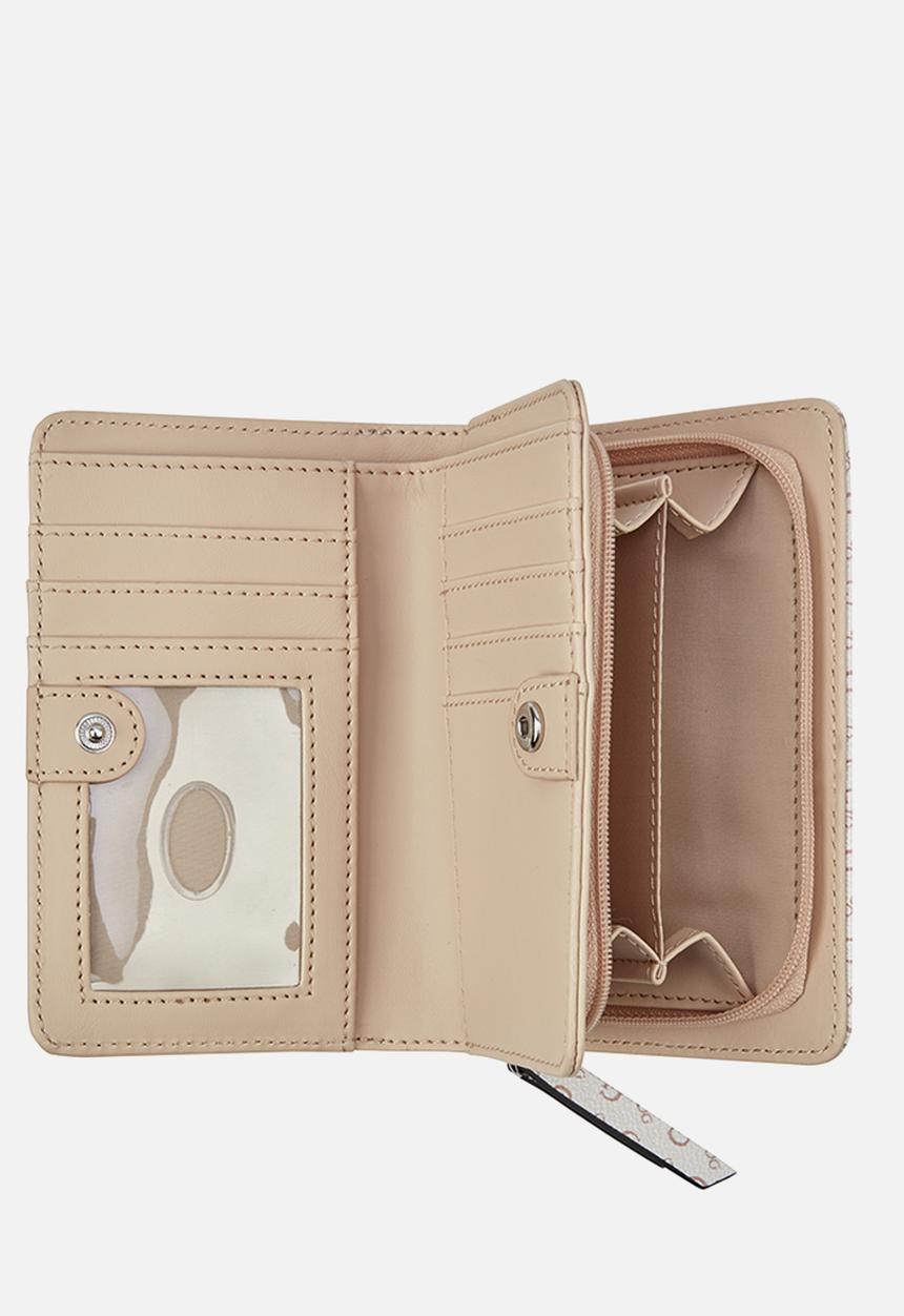GUESS - Abbas slg french wallet - pink