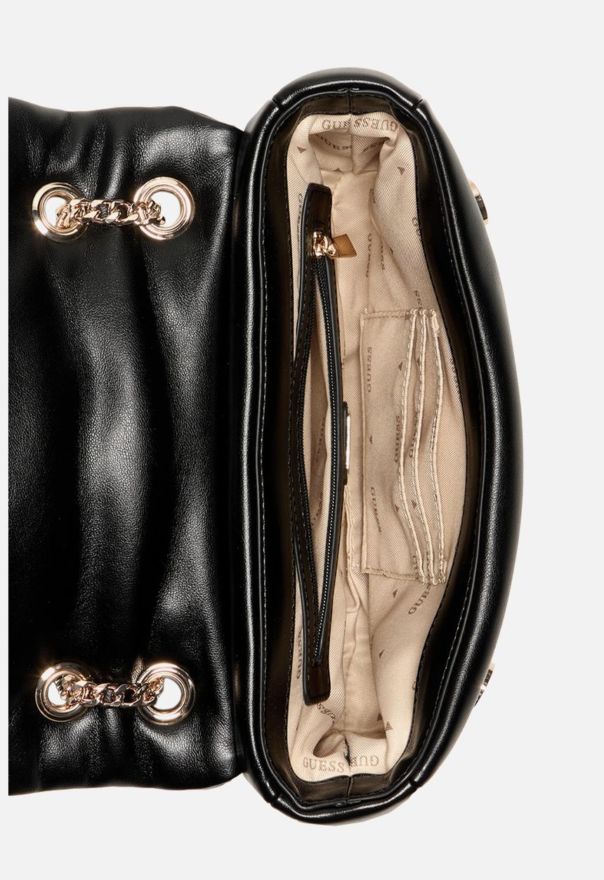 GUESS - Sunetra convertible crossbody flap - black