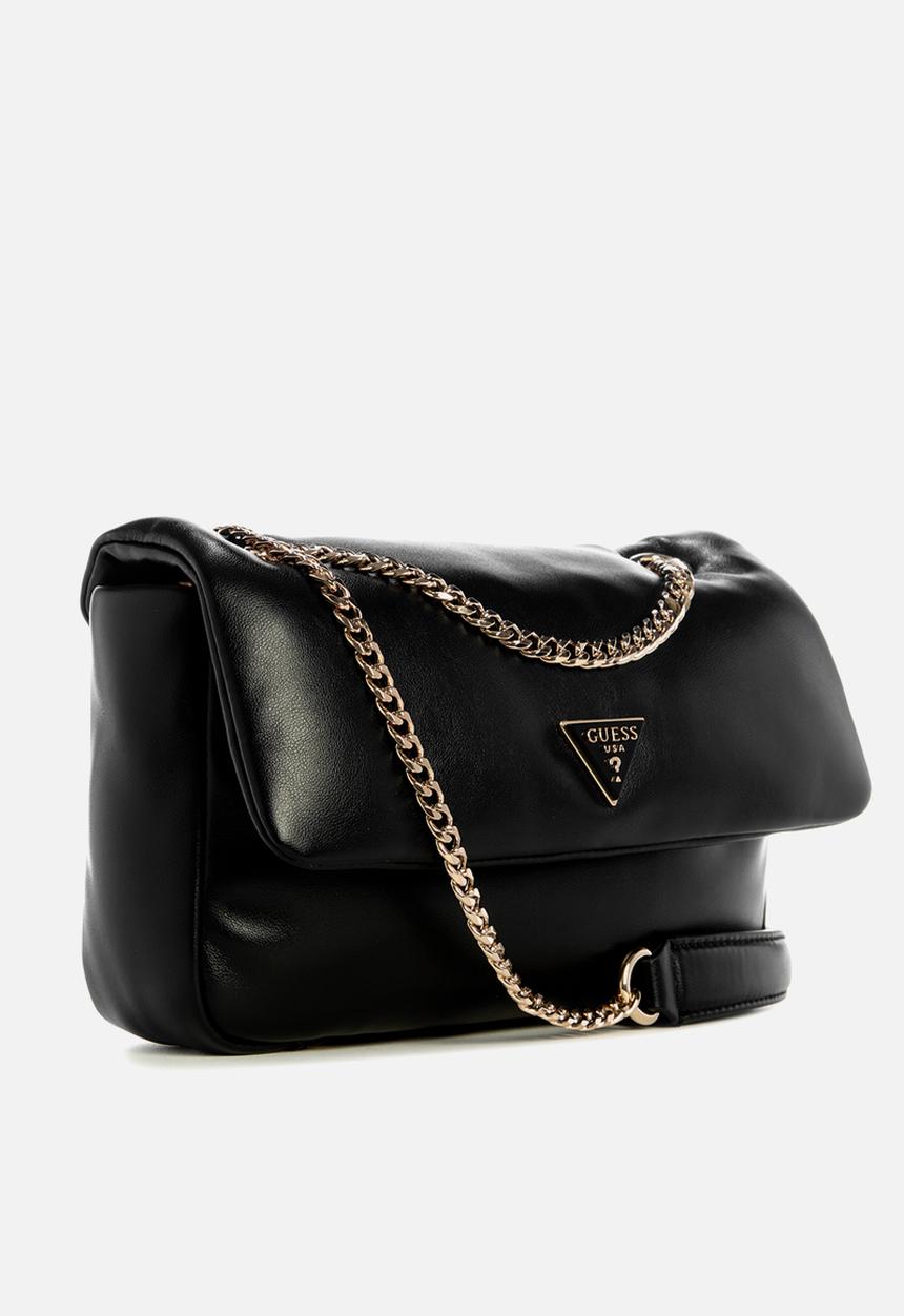 GUESS - Sunetra convertible crossbody flap - black