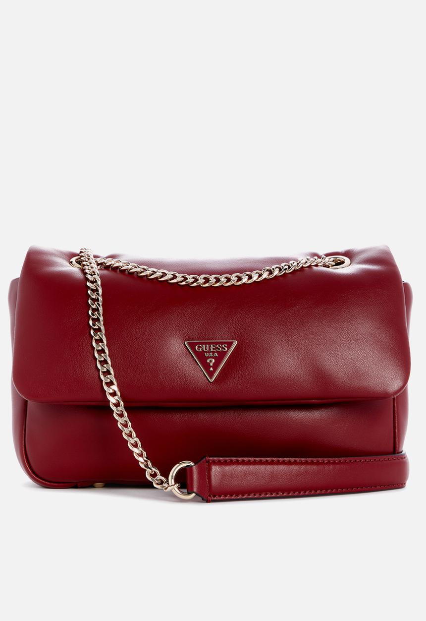 GUESS - Sunetra convertible crossbody flap - red