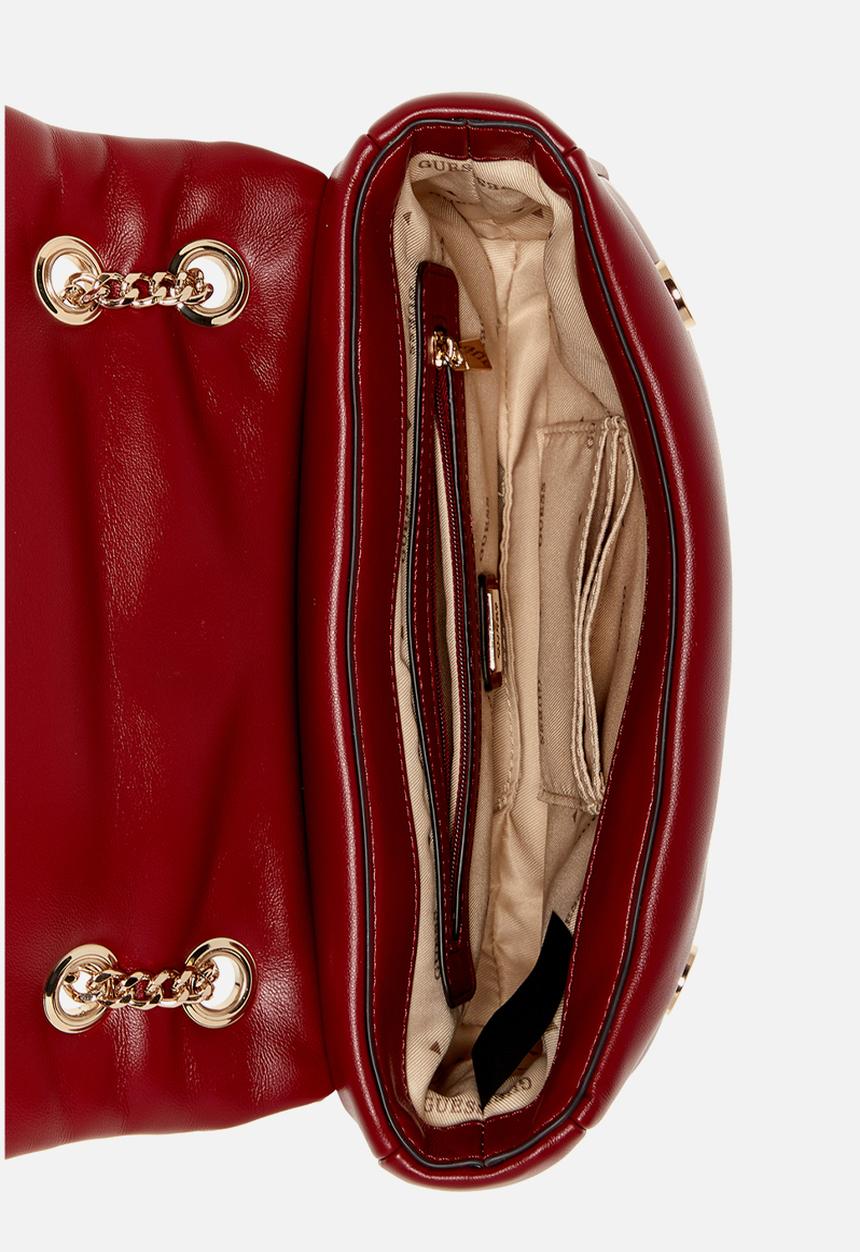 GUESS - Sunetra convertible crossbody flap - red