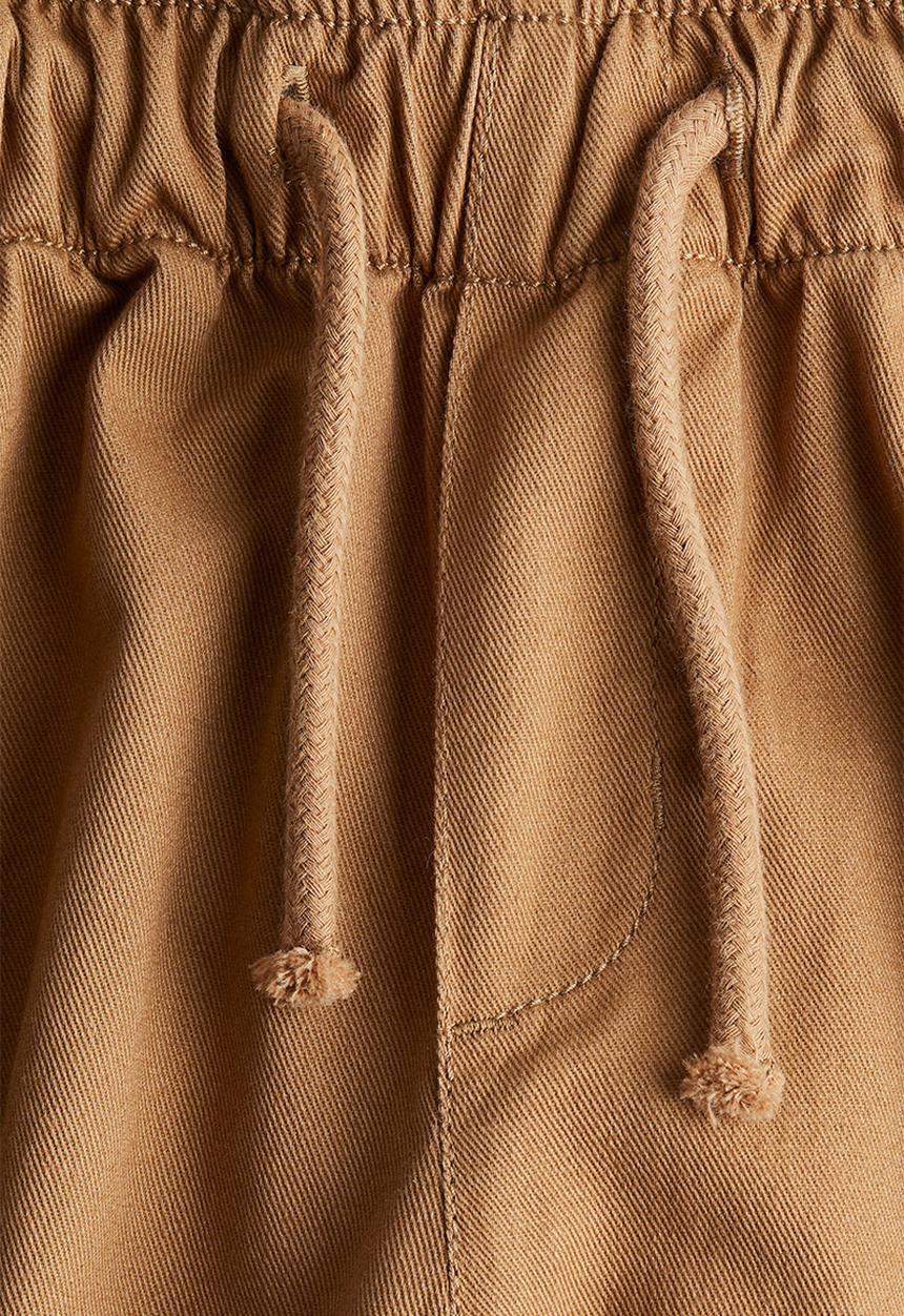H&M - Twill joggers - dark beige