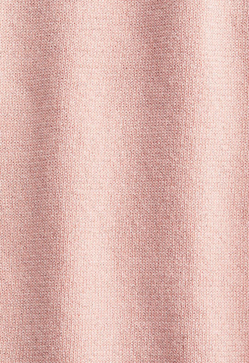 H&M - Fine-knit glittery leggings - light pink