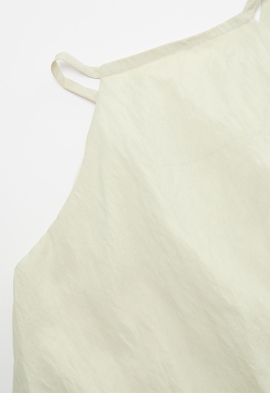 Pop Candy - Cutaway bubble top with bubble shorts - bone