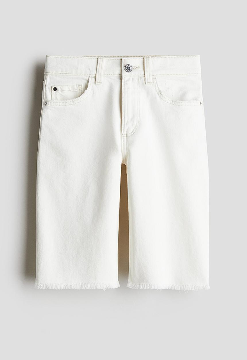 H&M - Denim shorts - white