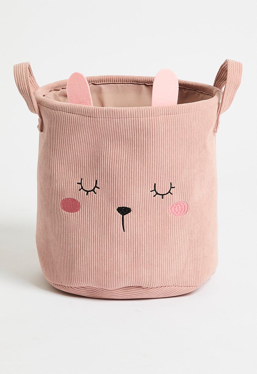H&S - Cat storage basket set of 2 - Pink