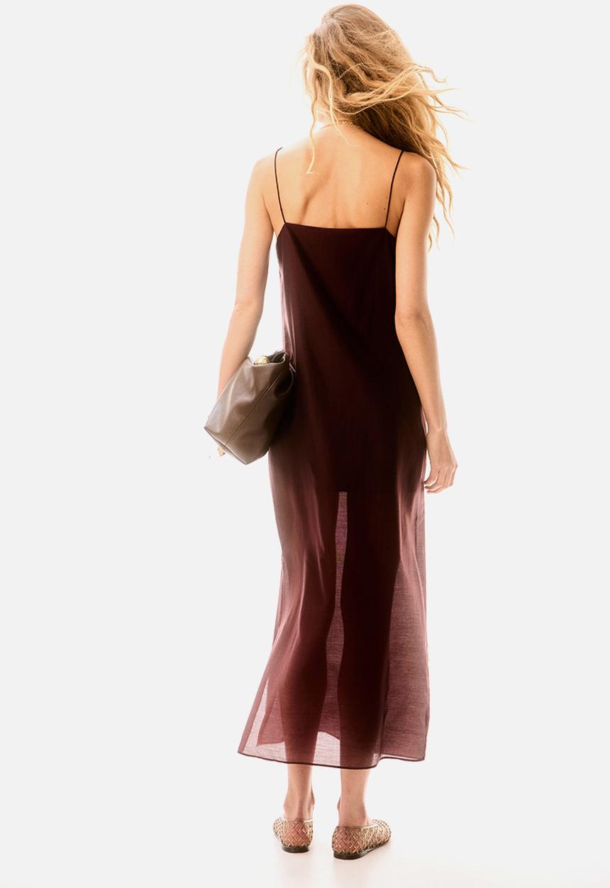 H&M - Strappy dress - burgundy 